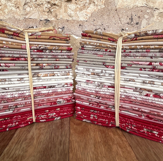 Joie De Vivre Fat Eighth Bundle French General for Moda Fabrics