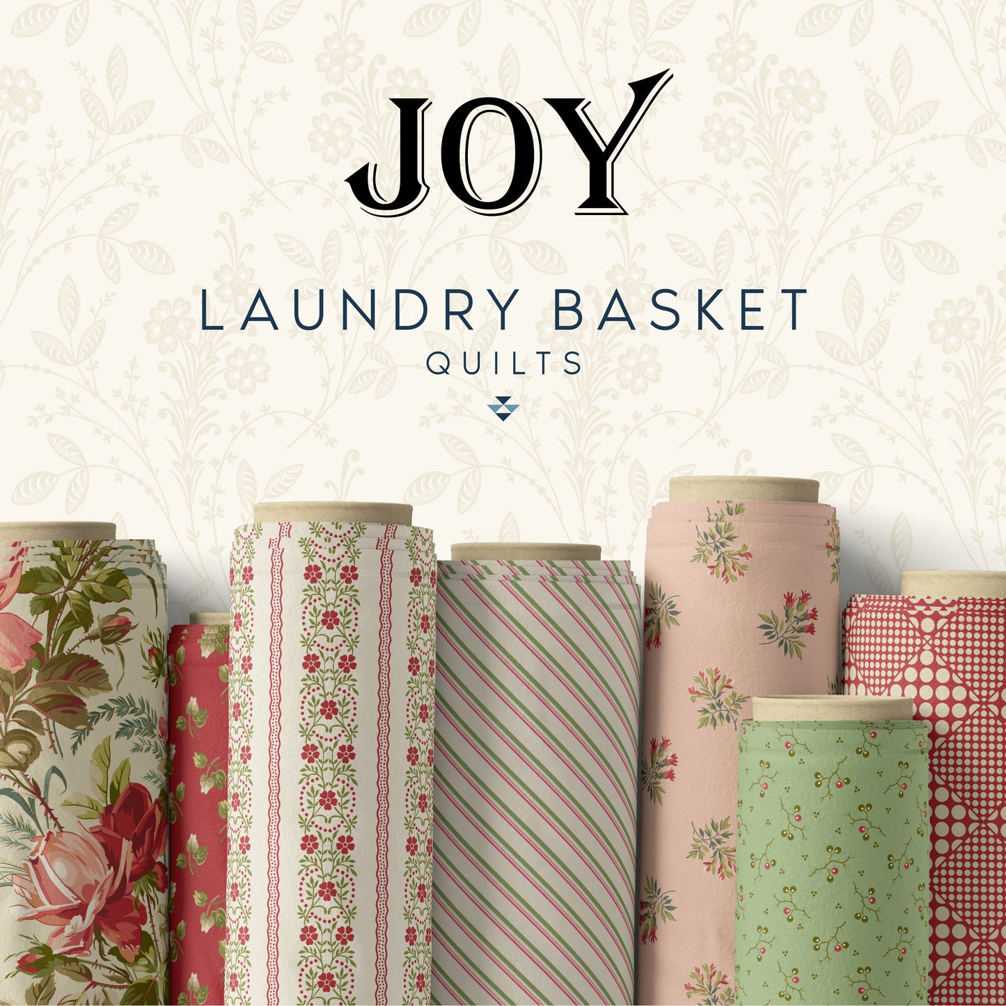 Joy Fat Eighth Bundle Laundry Basket Quilts for Andover Fabrics