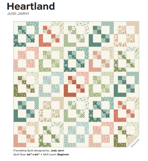 Heartland In Bloom Fat Quarter Bundle by Judy Jarvi for Andover Fabrics