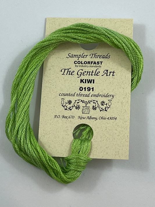 Kiwi 0191 The Gentle Art Sampler Thread 6 Stranded Hand Dyed Embroidery Floss