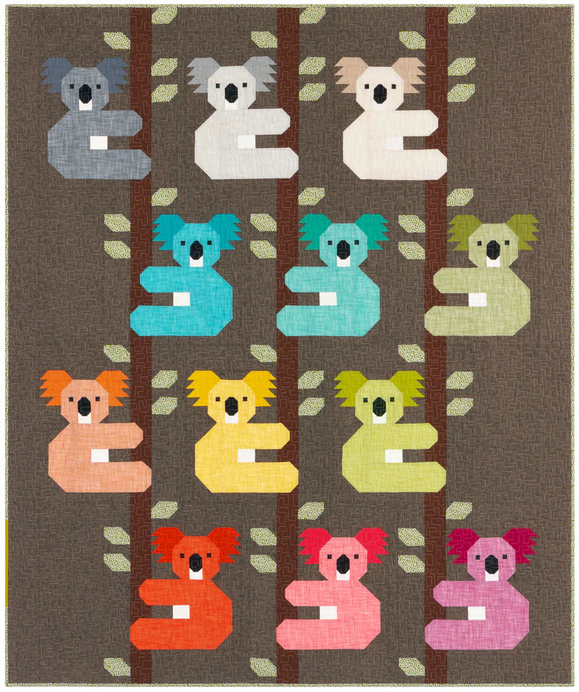 Koalas Quilt Pattern by Elizabeth Hartman