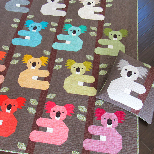 Koalas Quilt Pattern by Elizabeth Hartman