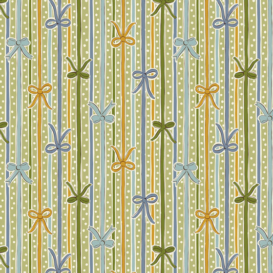 Festive Magic Ribbon Stripe LO1667521B by Liberty Fabrics (sold in 25cm increments)