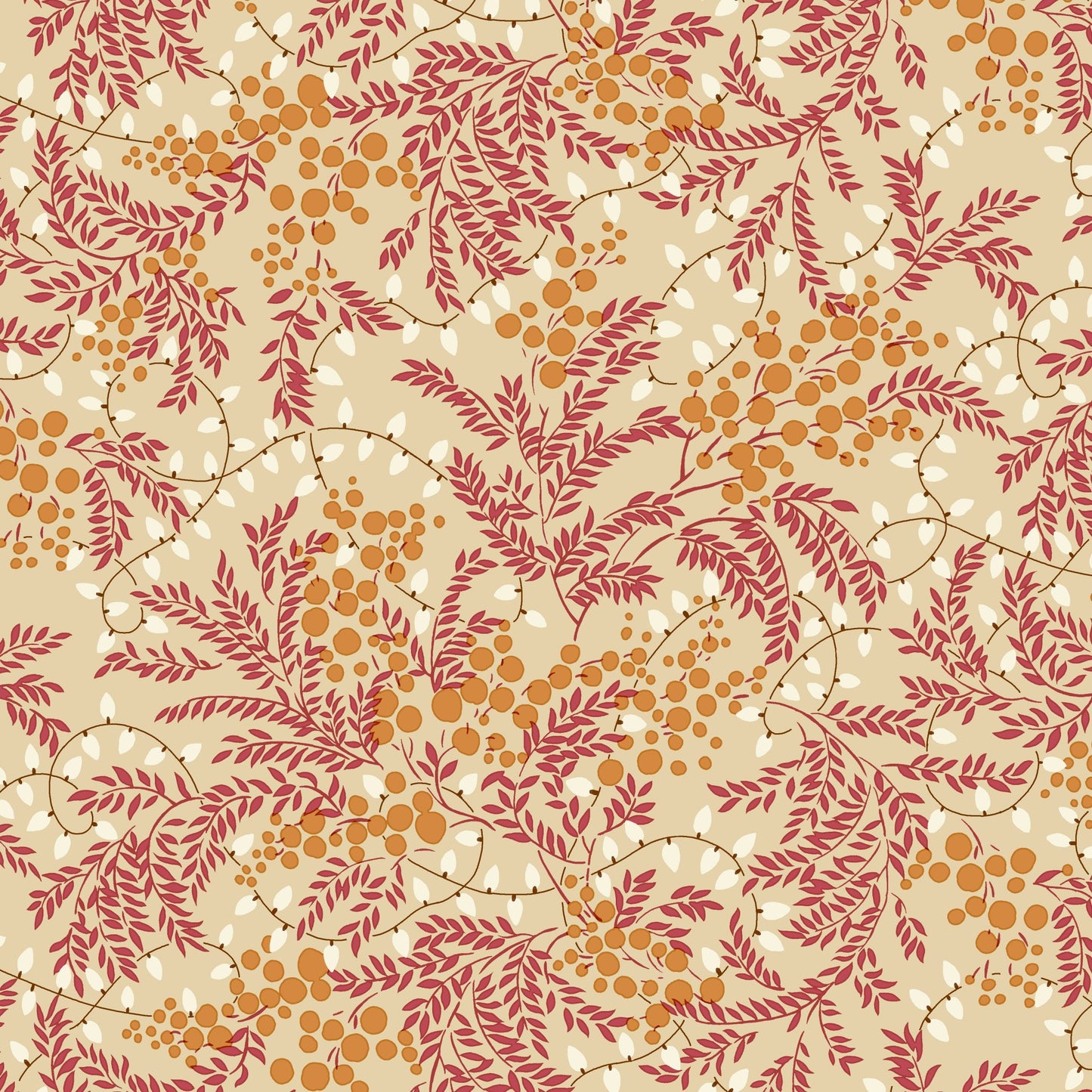 Festive Magic Twinkling Lights LO1667523A by Liberty Fabrics (sold in 25cm increments)