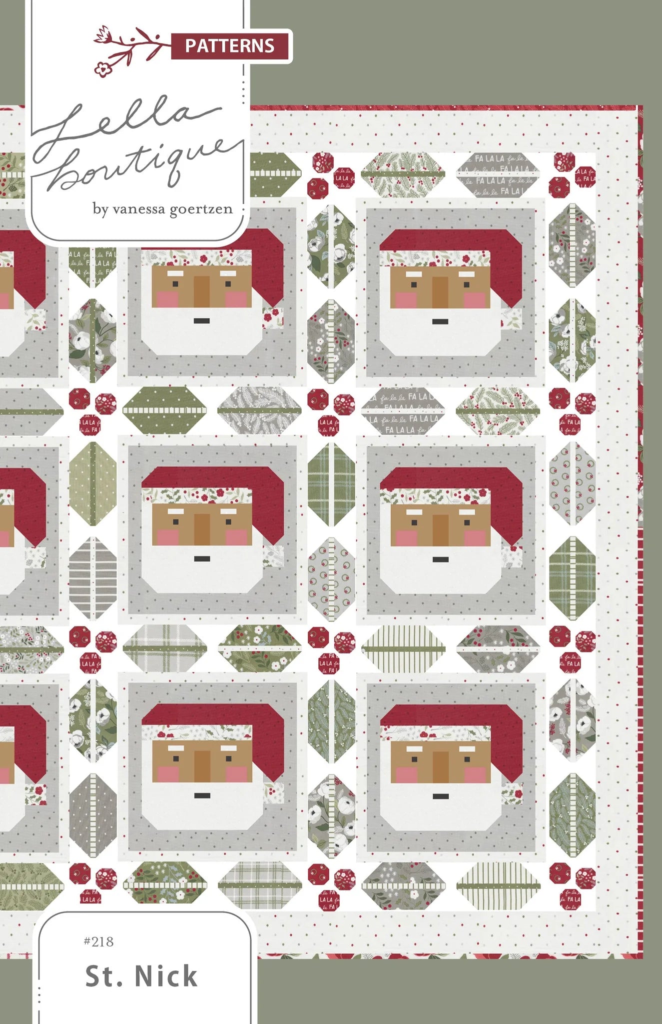 St Nick Quilt Pattern Lella Boutique