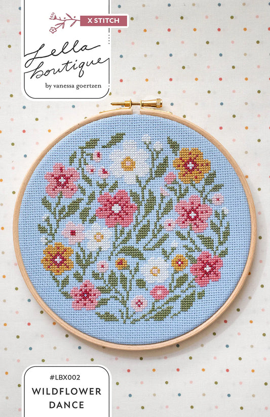 Wildflower Dance Cross Stitch Pattern by Vanessa Goertsen of Lella boutique