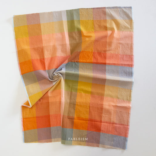 Lumiere Wide Happy Checkers in Retro LMR5501 by Fableism (sold in 25cm increments)