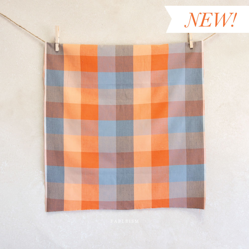 Lumiere Wide Happy Checkers in Sailor LMR5501 by Fableism (sold in 25cm increments)