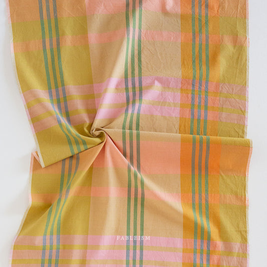 Lumiere Wide Happy Checkers in Sweet-Pea LMR5501 by Fableism (sold in 25cm increments)