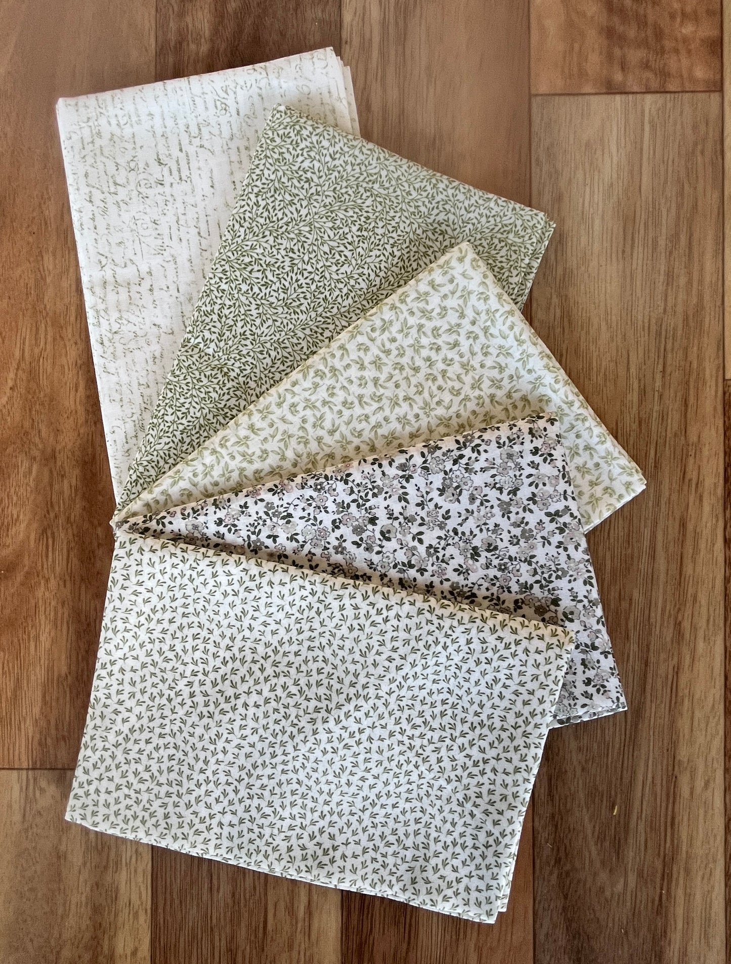 Greens Voile Fat Quarter Bundle by La Ta Te