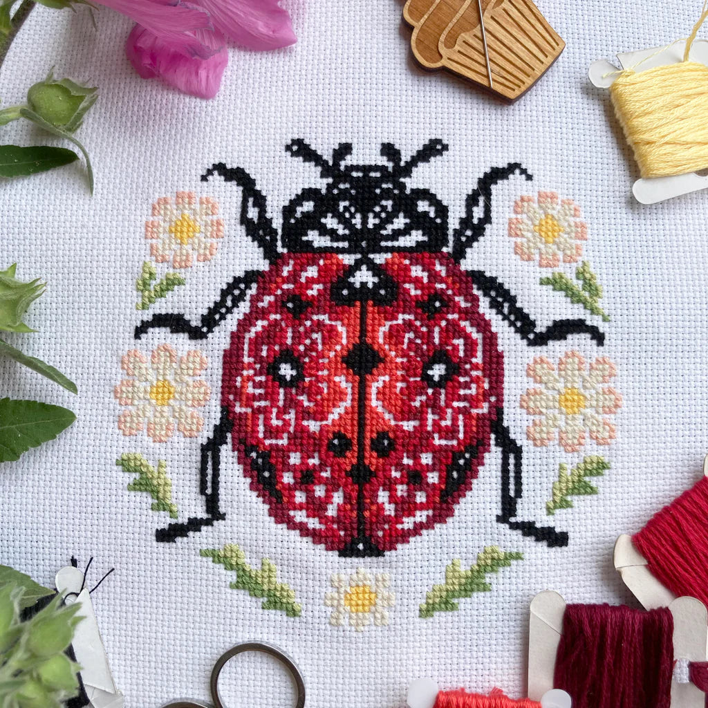 Lil' Ladybird Cross Stitch Kit by Love Poppet