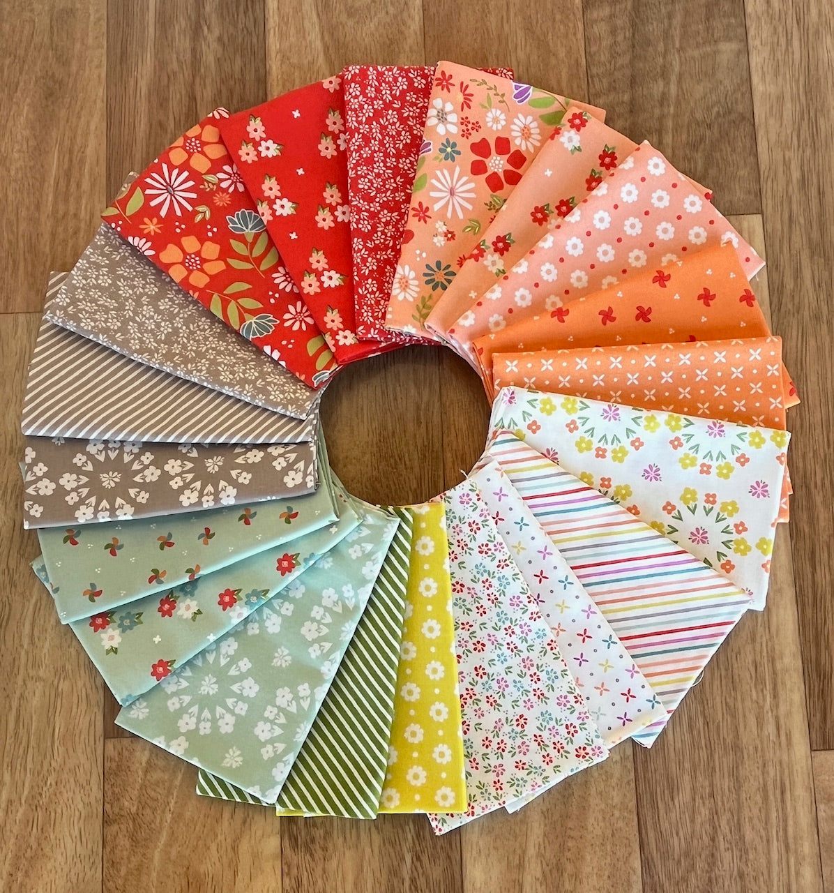 Laguna Sunrise Fat Eighth Bundle by Sherri and Chelsi for Moda Fabrics
