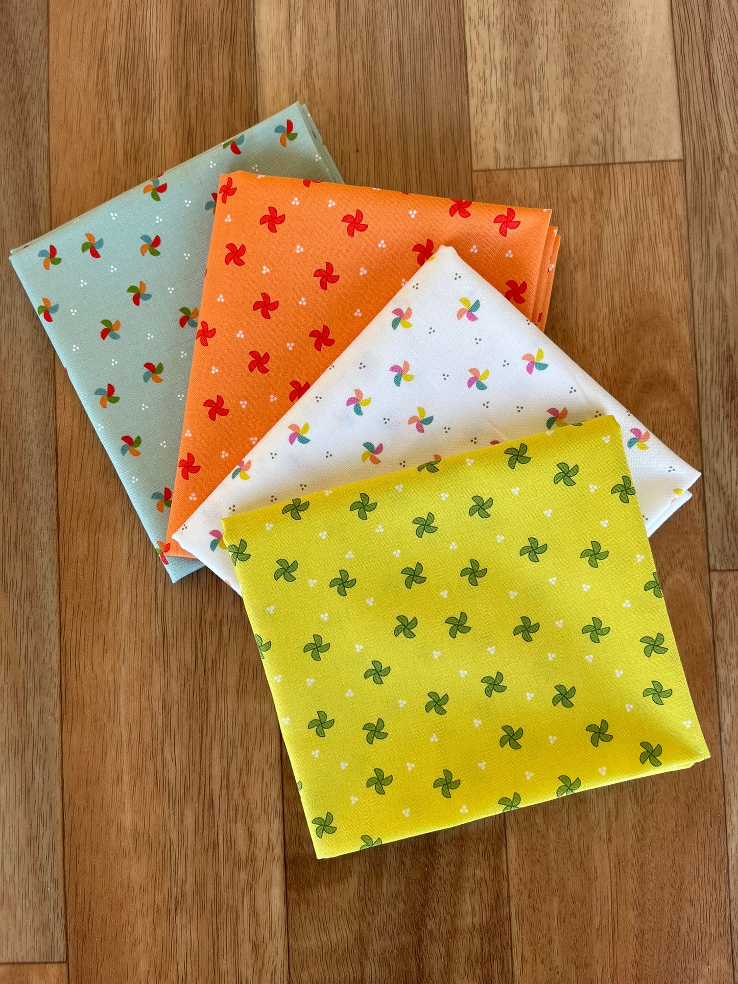 Laguna Sunrise Pinwheel Fat Quarter Bundle by Sherri and Chelsi for Moda Fabrics