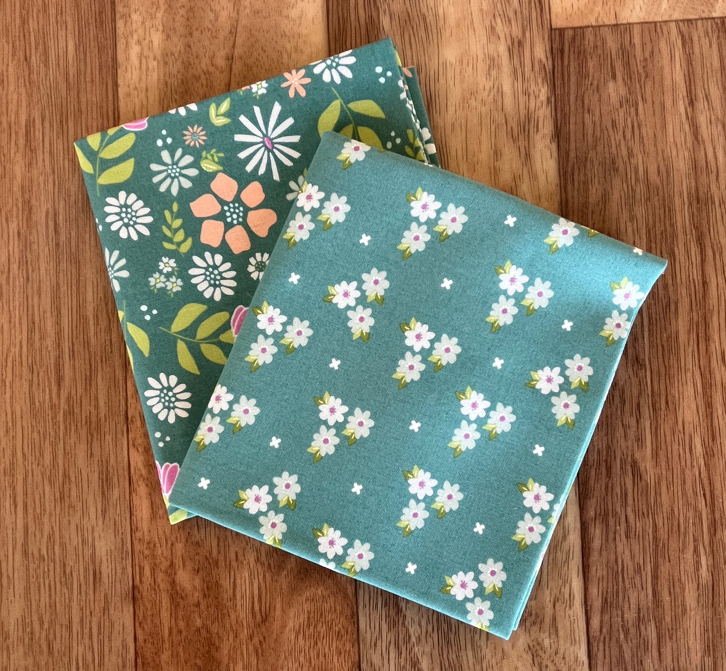 Laguna Sunrise Teal Fat Quarter Bundle by Sherri and Chelsi for Moda Fabrics