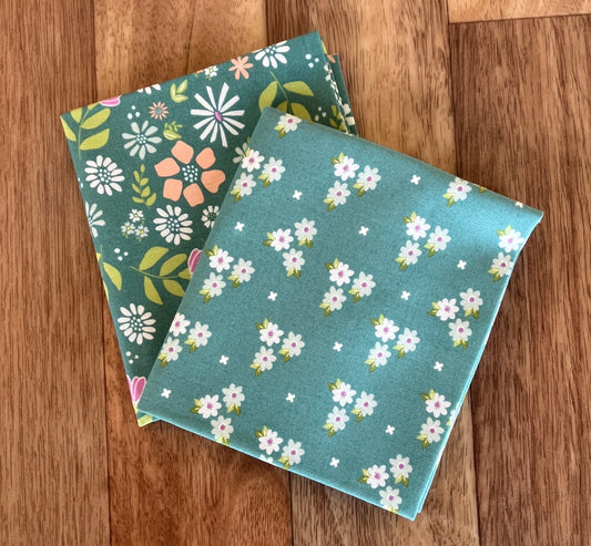 Laguna Sunrise Teal Fat Quarter Bundle by Sherri and Chelsi for Moda Fabrics