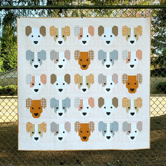 The Puppies Quilt Pattern by Elizabeth Hartman