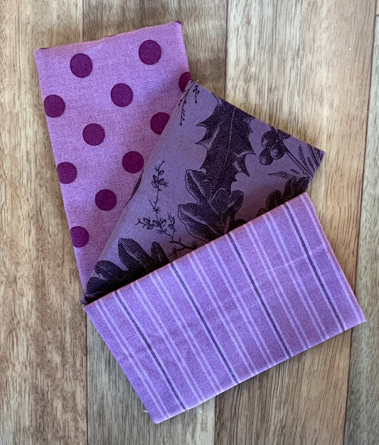 Laundry Basket Quilts Purple Fat Eighth Bundle