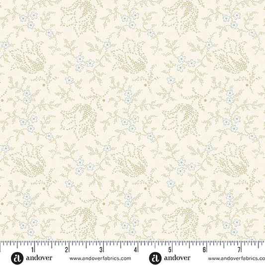 Special Delivery Tulip Lace A10472L by Laundry Basket Quilts for Andover Fabrics (sold in 25cm increments)