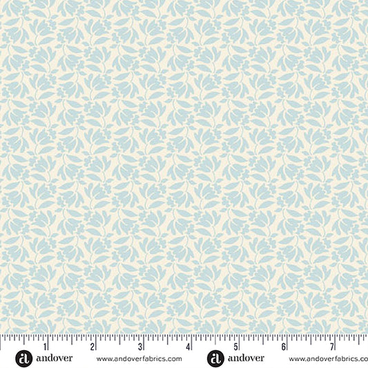 Special Delivery Lilybell Ice A10474BL by Laundry Basket Quilts for Andover Fabrics (sold in 25cm increments)