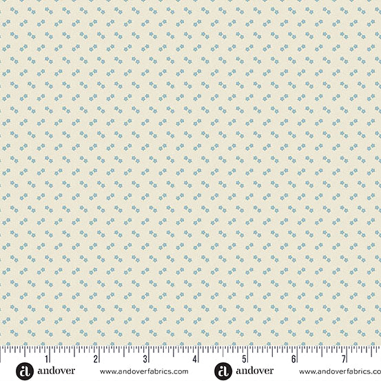 Special Delivery Double Daisy Airy A10478L by Laundry Basket Quilts for Andover Fabrics (sold in 25cm increments)