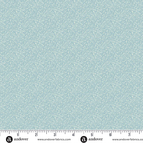 Special Delivery Thyme Bluegrass A10483B by Laundry Basket Quilts for Andover Fabrics (sold in 25cm increments)