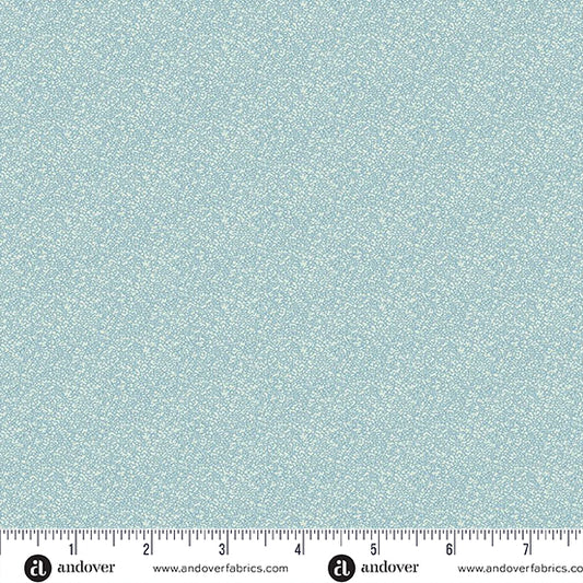 Special Delivery Thyme Bluegrass A10483B by Laundry Basket Quilts for Andover Fabrics (sold in 25cm increments)