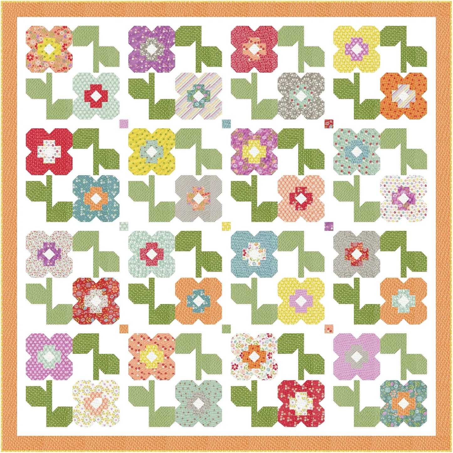 Lazy Daisy Quilt Pattern by Chelsi Stratton