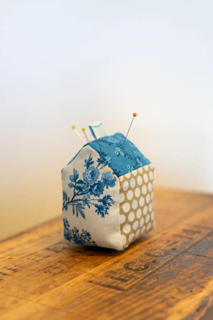 Little Beach House Pincushion Pattern by Laundry Basket Quilts