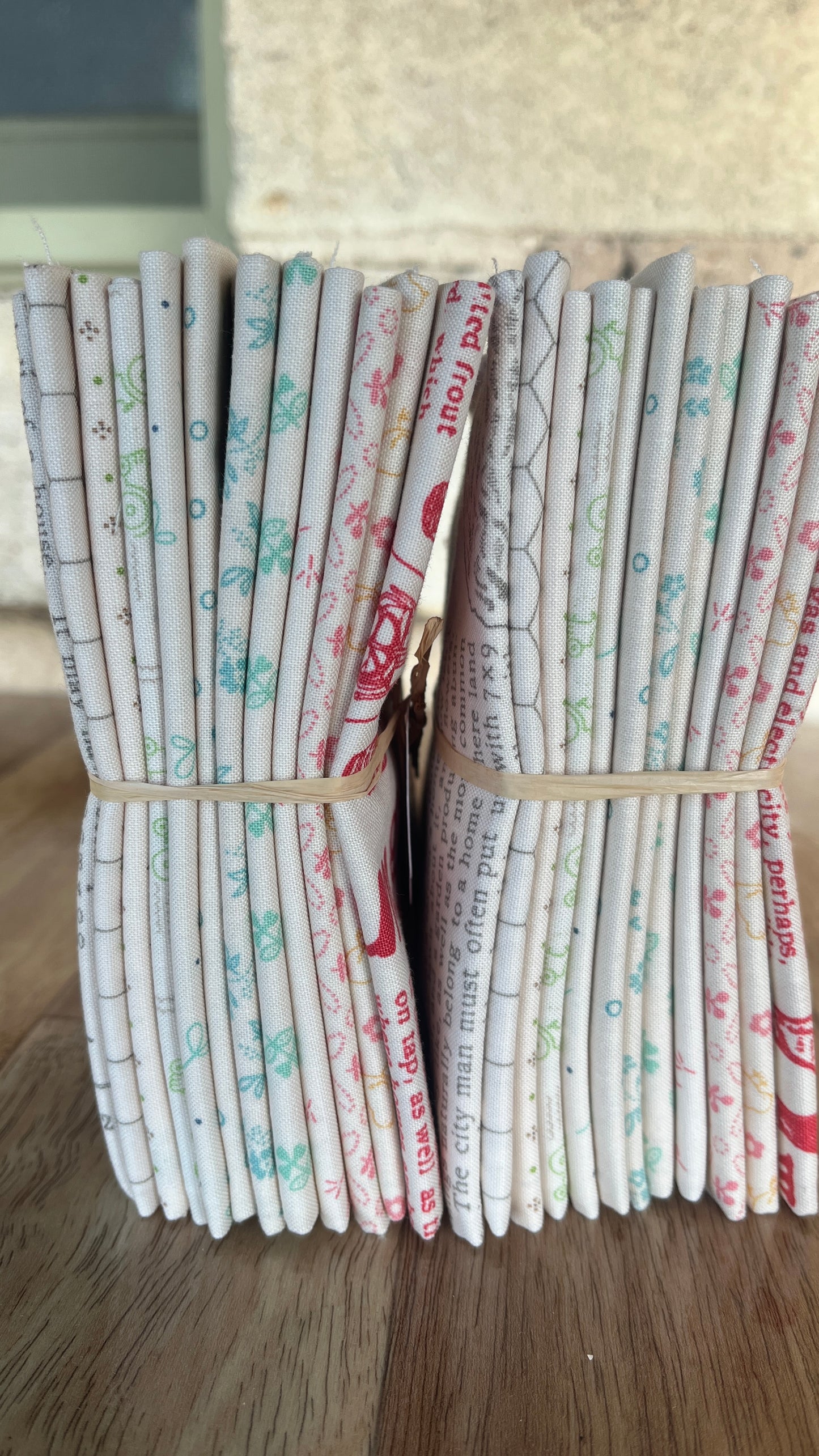 Farmers Daughter Creams Fat Eighth Bundle by Lori Holt for Riley Blake