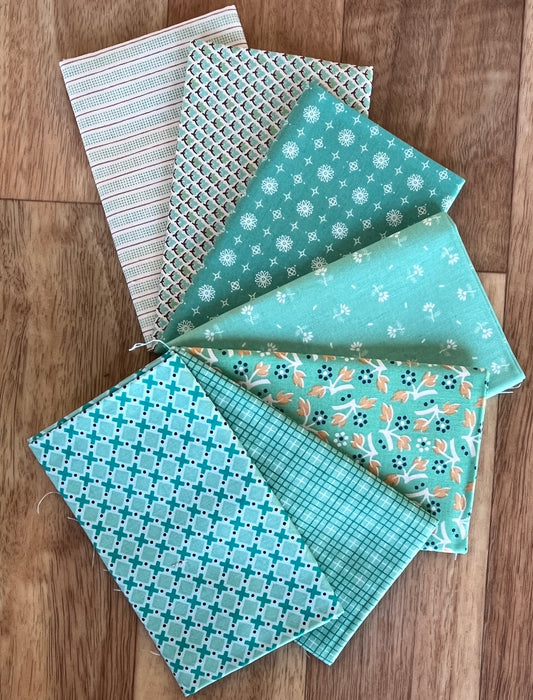 Seaglass Fat Eighth Bundle Lori Holt for Riley Blake Designs