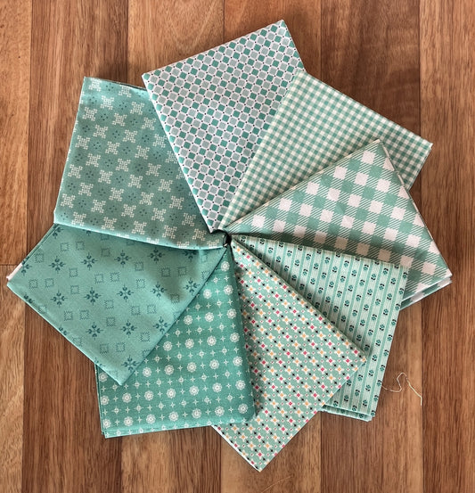Seaglass Fat Quarter Bundle Lori Holt for Riley Blake Designs