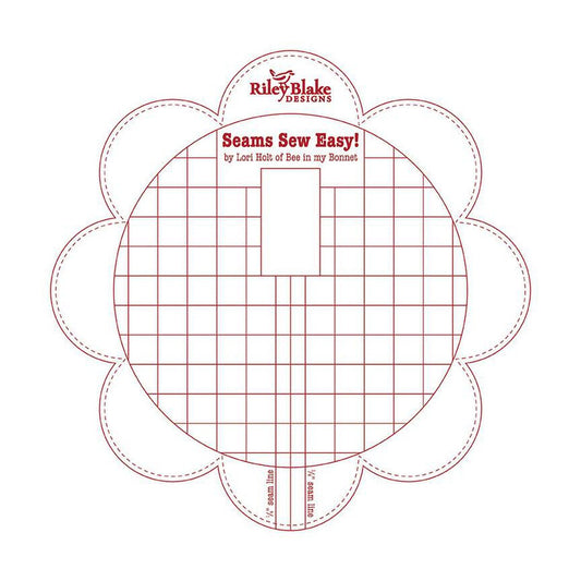 Lori Holt Seams Sew Easy Seam Guide Red