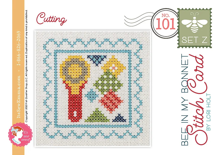 Bee in My Bonnet Stitch Cards Set Z Lori Holt of Bee in my Bonnet