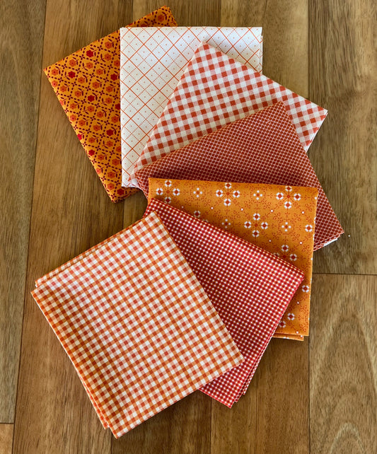 Oranges Fat Quarter Bundle Lori Holt for Riley Blake Designs