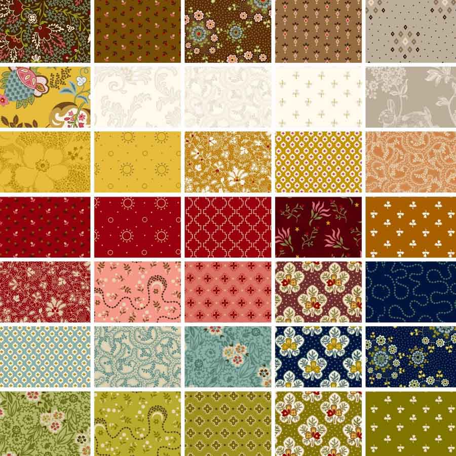 Love Struck Endless Summer Yellow 2298-44 by Kim Diehl for Henry Glass Fabrics (sold in 25cm increments)