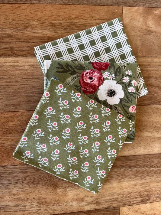 Lovestruck Greens Fat Quarter Bundle by Lella Boutique for Moda Fabrics