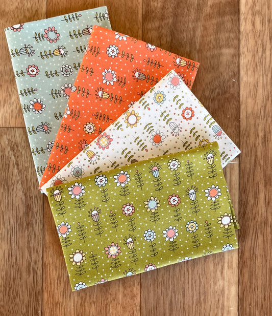 Lucky Bloom Fat Eighth Bundle by Sweetwater for Moda Fabrics