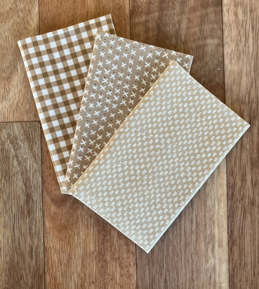 Lucky Browns Fat Eighth Bundle by Sweetwater for Moda Fabrics