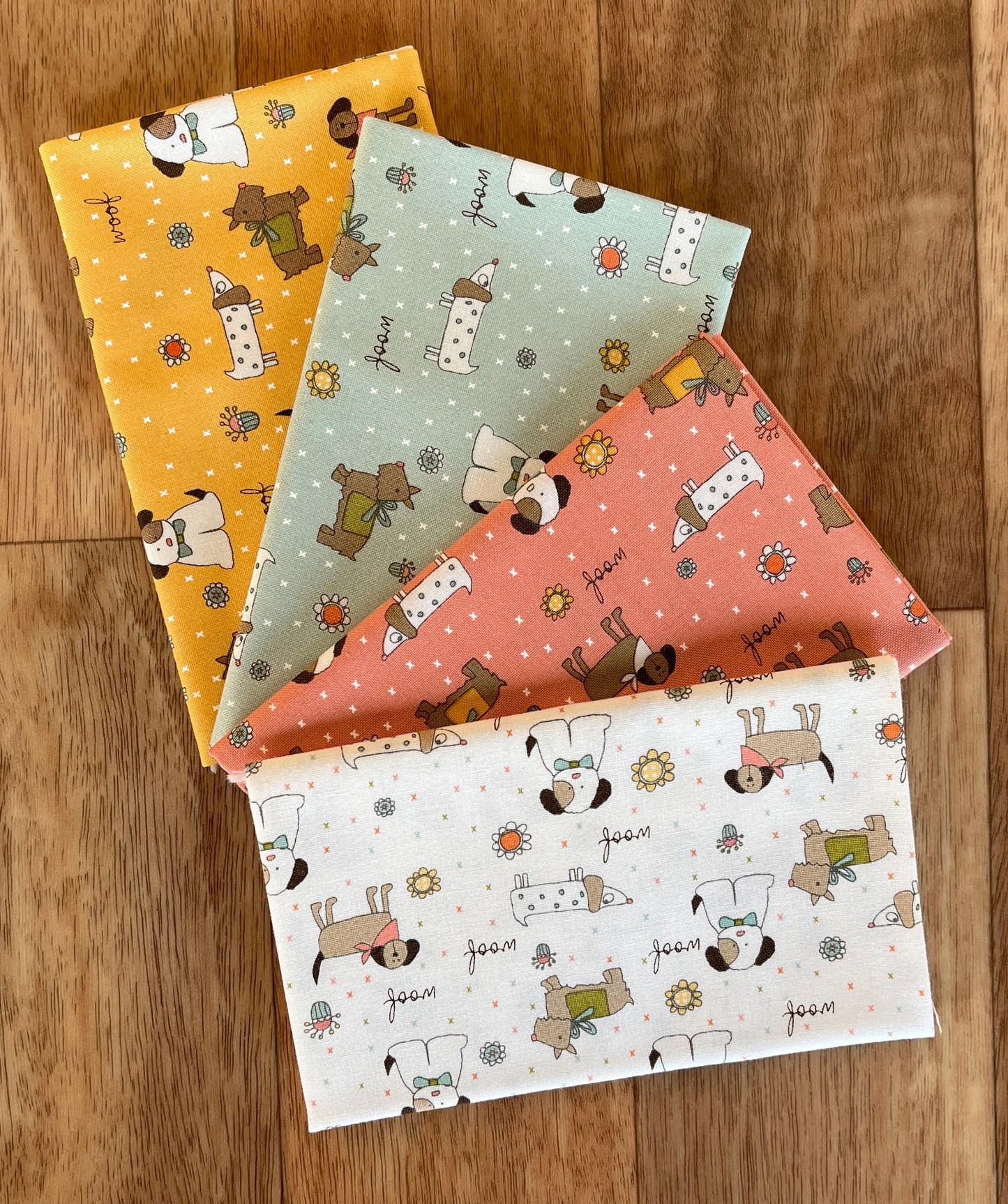 Lucky Puppy Fat Eighth Bundle by Sweetwater for Moda Fabrics