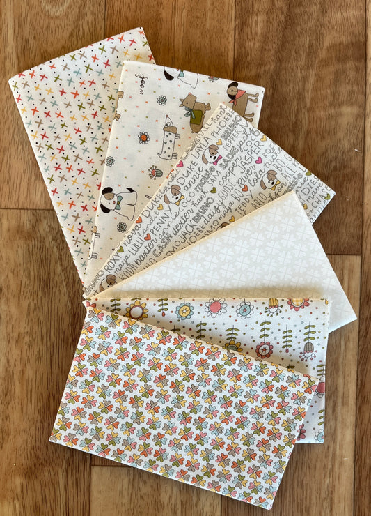 Lucky White Fat Eighth Bundle by Sweetwater for Moda Fabrics