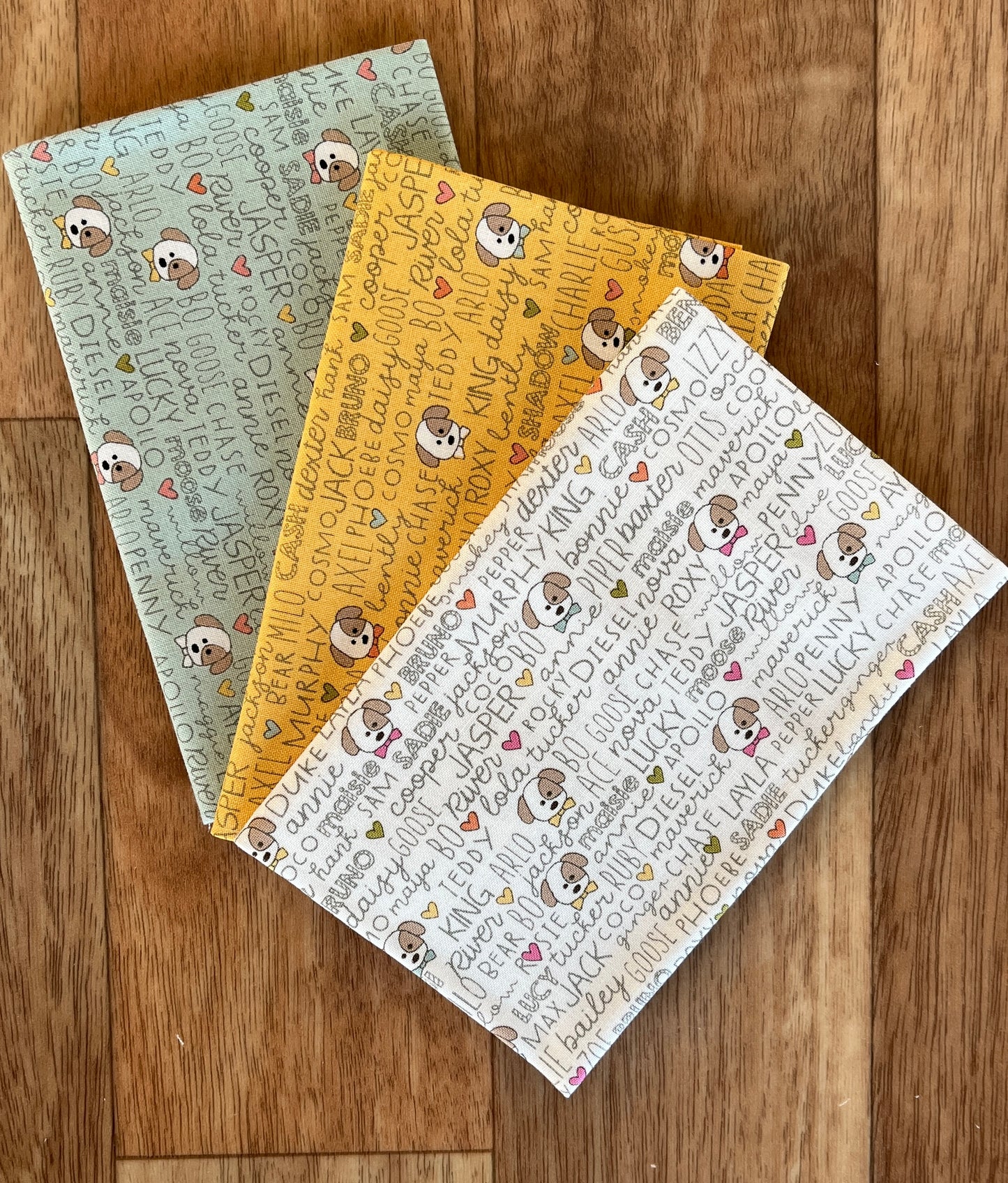 Lucky Text Fat Eighth Bundle by Sweetwater for Moda Fabrics