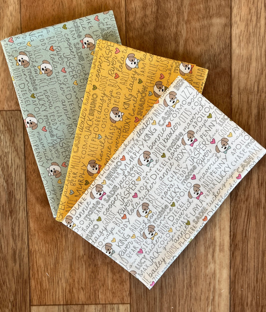 Lucky Text Fat Eighth Bundle by Sweetwater for Moda Fabrics