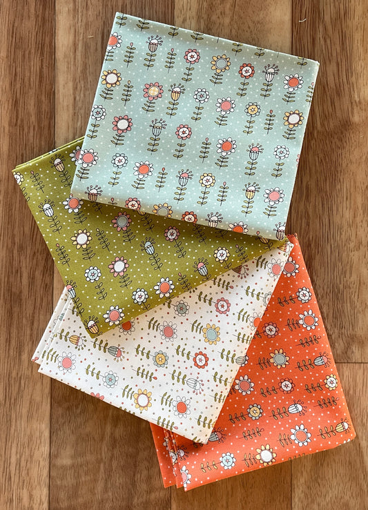 Lucky Bloom Fat Quarter Bundle by Sweetwater for Moda Fabrics