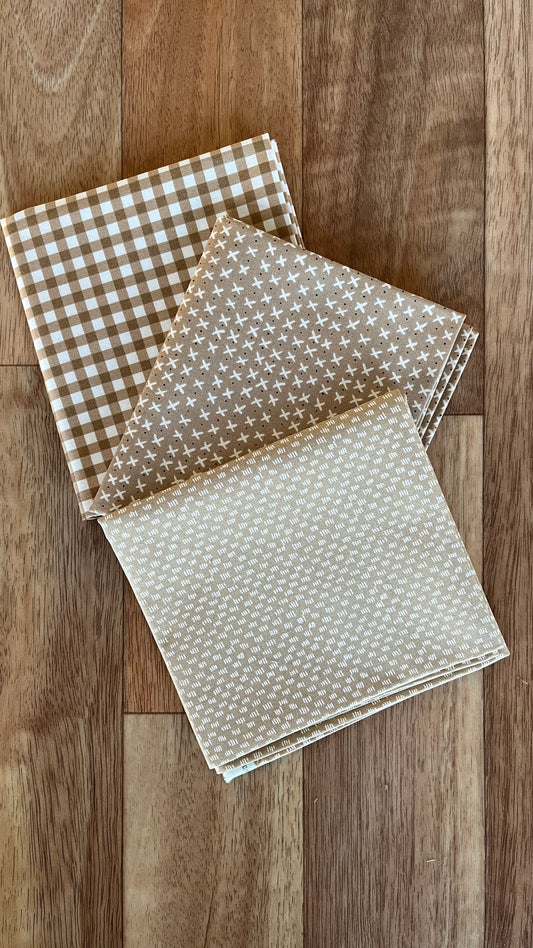 Lucky Browns Fat Quarter Bundle by Sweetwater for Moda Fabrics