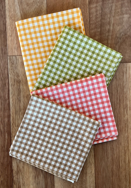 Lucky Gingham Fat Quarter Bundle by Sweetwater for Moda Fabrics