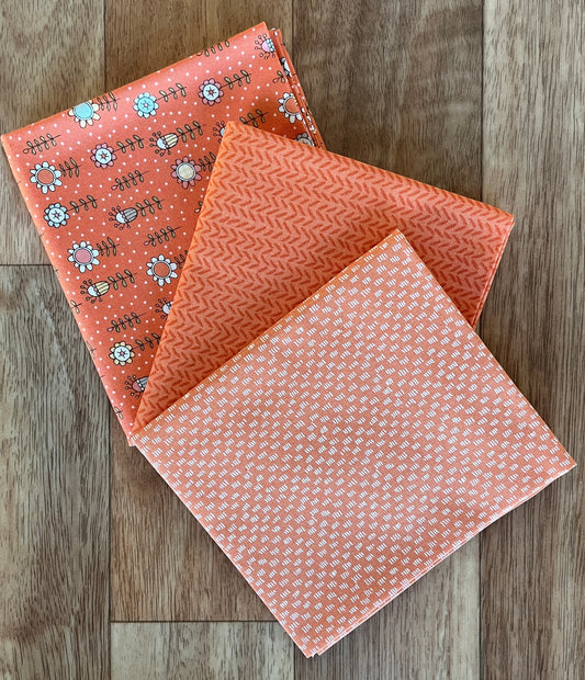 Lucky Orange Fat Quarter Bundle by Sweetwater for Moda Fabrics