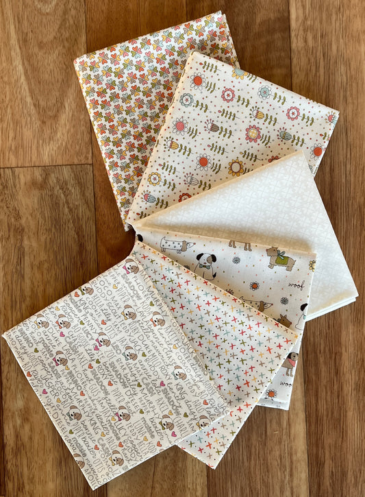 Lucky White Fat Quarter Bundle by Sweetwater for Moda Fabrics