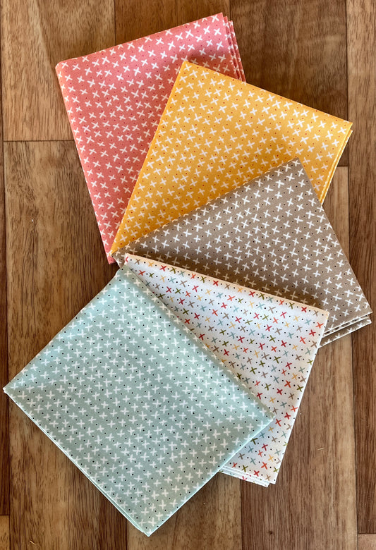 Lucky X's + 0's Fat Quarter Bundle by Sweetwater for Moda Fabrics