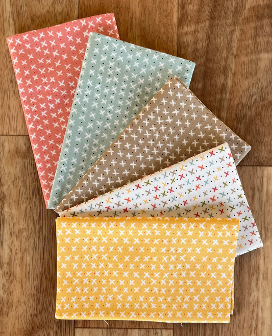 Lucky X's + 0's Fat Eighth Bundle by Sweetwater for Moda Fabrics