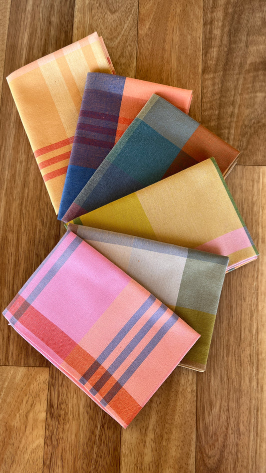 Lumiere Wide Happy Checkers Fat Quarter Bundle by Fableism